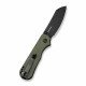 Couteau CIVIVI Crabby Od Green Acier 14C28N Manche G10 Liner Lock KIVT Clip CIVC240551 - Livraison Gratuite