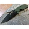Couteau Spyderco Tenacious Lame Leaf Shaped Plain Acier 8CR13MOV Manche G10 Vert Liner Lock SC122GPBGR - Livraison Gratuite