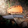 Couteau Vosteed Fullback Black Lame Acier Nitro-V BLK Manche Micarta Etui Kydex VOSD0301 - Livraison Gratuite