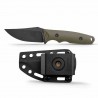 Couteau Vosteed H-Back Green Lame Clip Point Black Acier 14C28N Manche G10 Etui Kydex VOSD0402 - Livraison Gratuite