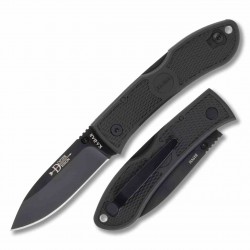 Couteau Ka-Bar Dozier Hunter Lame Acier S35VN Manche Zytel Noir Lockback KA4062S35 - Livraison Gratuite