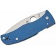 Couteau Spyderco Bodacious Lame Acier CPM SPY27 Manche G10 Bleu Cobalt Compression Lock Clip USA SC263GPCBL - Livraison Gratuite
