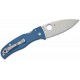 Couteau Spyderco Bodacious Lame Acier CPM SPY27 Manche G10 Bleu Cobalt Compression Lock Clip USA SC263GPCBL - Livraison Gratuite