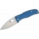 Couteau Spyderco Bodacious Lame Acier CPM SPY27 Manche G10 Bleu Cobalt Compression Lock Clip USA SC263GPCBL - Livraison Gratuite