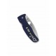 Couteau Spyderco Bodacious Lame Acier CPM SPY27 Manche G10 Bleu Cobalt Compression Lock Clip USA SC263GPCBL - Livraison Gratuite