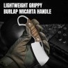 Couteau Kizer Little Rhino Cleaver Lame Acier AEB-L Manche Burlap Micarta Etui Kydex KI1065A4 - Livraison Gratuite