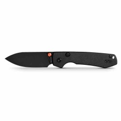 Couteau Vosteed Raccoon Lame Acier 14C28N Manche Micarta Noir TLL KIVT Clip VOSA2902 - Livraison Gratuite