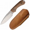 Couteau Bradford Knives Guardian 3 Lame Acier Bohler N690 Manche Micarta Natural Etui Cuir USA BRAD3FE104 - Livraison Gratuite