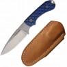 Couteau Bradford Knives Guardian 3.2 Lame Acier AEB-L Manche G10 Black/Blue Etui CUir USA BRAD32FE013A - Livraison Gratuite