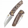 Couteau Kansept Little Main Street Lame Acier S35VN Manche Cuivre/FCarbone Crossbar Lock K2015V2 - Livraison Gratuite