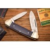 Couteau Rough Ryder Patriot Canoe Lames Spear Point/Pen Acier 440A Manche Polymère Bleu RR2029 - Livraison Gratuite
