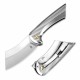 Couteau Pliant Kizer Dawn Silver Sheepsfoot Lame Acier CPM S35VN Manche Titane Frame Lock KI3673A2 - Livraison Gratuite