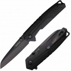 Couteau Kershaw Fiber A/O Sheepsfoot Lame Acier 8Cr13MoV Manche FRN Noir Liner Lock Clip KS1367 - Livraison Gratuite