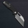Couteau Ironfly YOLO Wharncliffe Lame Acier 14C28N Manche G10 Noir Button Lock KIVT IFVF02BK - Livraison Gratuite