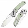 Couteau Kansept Quasar Jade Lame Acier 154CM Manche G10 Cross Bar Lock Clip KT1099V1 - Livraison Gratuite