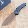Couteau Kansept Quasar Black Lame Acier 154CM Manche G10 Cross Bar Lock Clip KT1099V3 - Livraison Gratuite