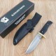 Couteau Blackjack International Small Hunter Lame Acier Inoxydable Manche Micarta Noir Etui Nylon BJ067 - Livraison Gratuite