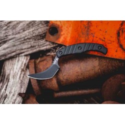 Couteau TOPS Ephyra Trailing Point Lame Acier 1095 Carbone Manche G-10 Noir Etui Kydex USA TPEPH01 - Livraison Gratuite