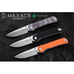 Couteau Maxace Knives Peregrine S Camo Lame Acier 10Cr15CoMoV Manche G-10 Linerlock MAXMM302E - Livraison Gratuite