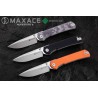 Couteau Maxace Knives Peregrine S Camo Lame Acier 10Cr15CoMoV Manche G-10 Linerlock MAXMM302E - Livraison Gratuite