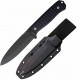 Couteau Za-Pas Veni Lame Acier NMV Manche G10 Etui Plastique Poland ZPKVN1BK - Livraison Gratuite