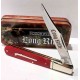 Couteau Rough Ryder Long Rifle Grandaddy Barlow Lame Acier 440 Manche Os Rouge Slip Joint RR2618 - Livraison Gratuite