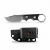 Couteau Vosteed Quokka-O Bowie Black Lame Acier 14C28N Manche Micarta Etui Kydex VOSD0501 - Livraison Gratuite
