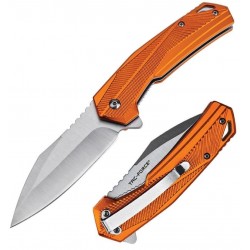 Couteau Tac-Force A/O Lame Acier 3Cr13MoV Manche Aluminium Orange Liner Lock Clip TF2018OR - Livraison Gratuite