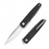 Couteau Kizer Bamboo Black Lame Nitro-V Satinée Manche Micarta Liner Lock KIV3722A1 - Livraison Gratuite
