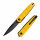 Couteau Kizer Bamboo Yellow Lame Nitro-V Black Manche G10 Liner Lock KIV3722A3 - Livraison Gratuite