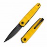 Couteau Kizer Bamboo Yellow Lame Nitro-V Black Manche G10 Liner Lock KIV3722A3 - Livraison Gratuite