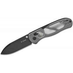Couteau Kizer Drop Bear Lame Acier Nitro-V Manche Acrylique Transparent Clutch Lock KIV3619A9 - Livraison Gratuite