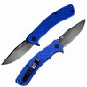 Couteau V Nives Blue Rambo Shorty Lame Acier 420HC Clip Point Manche FRN Liner Lock VNI33FPBBL - Livraison Gratuite