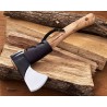 Hachette Condor Mountaineer Trail Acier Carbone 1060 Manche Hickory Étui Cuir Salvador CTK285463HC - Livraison Gratuite