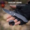 Couteau Olight Oknife Spurdog Gray Lame Acier D2 Manche Aluminium Crossbar Lock Clip OKNSPURDOGGMG - Livraison Gratuite
