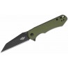 Couteau Oknife Freeze Lame Acier 154CM Wharncliffe Manche Aluminium Green Liner Lock Clip OKNFREEZEODG - Livraison Gratuite