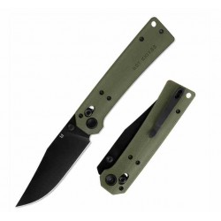 Couteau HIGHTRON Pathwright HK03 Lame Acier 14C28N Manche G10 OD Green Axis Lock HTK03GRN - Livraison Gratuite