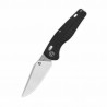 Couteau QSP Reptile Black Lame Clip Point Acier 14C28N Manche G10 Noir Glyde Lock KIVT Clip QS165C1 - Livraison Gratuite
