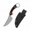 Couteau QSP Viper Lame Acier 10Cr15MoV SW Manche Tortoise Resin Étui Kydex QS166C1 - Livraison Gratuite