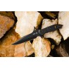 Couteau TOPS Knives Abaniko Lame Acier Carbone 1095 Manche G10 Étui Kydex Made In USA TPABKO01 - Livraison Gratuite