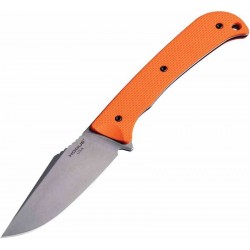 Couteau Hogue EX-TAK Lame CPM-MagnaCut Manche G10 Orange Étui Kydex Made USA HO35860 - Livraison Gratuite