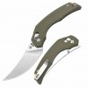 Couteau CJRB Nanner Green Lame Persian Acier AR-RPM9 Manche G10 Crossbar Lock KIVT J1955GN - Livraison Gratuite
