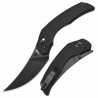 Couteau CJRB Nanner Black Lame Persian Acier AR-RPM9 Blk Manche G10 Crossbar Lock KIVT J1955BBK - Livraison Gratuite