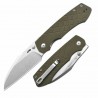 Couteau CJRB Kestrel Green Lame Wharncliffe AR-RPM9 Manche G10 KIVT Liner Lock Clip J1962GN - Livraison Gratuite