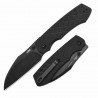 Couteau CJRB Kestrel Black Lame Wharncliffe AR-RPM9 Blk Manche G10 KIVT Liner Lock Clip J1962BBK - Livraison Gratuite