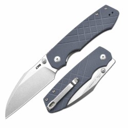 Couteau CJRB Kestrel Blue Lame Wharncliffe AR-RPM9 Manche G10 KIVT Liner Lock Clip J1962BU - Livraison Gratuite