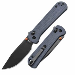 Couteau CJRB Bolt Blue Lame Drop Point AR-RPM9 Manche G10 Recoil-Lock V2 IKBS Clip J1960BGY - Livraison Gratuite