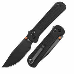 Couteau CJRB Bolt Black Lame Drop Point AR-RPM9 Blk Manche G10 Recoil-Lock V2 IKBS Clip J1960BBK - Livraison Gratuite