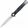 Couteau CobraTec Stiletto Lame Acier VG10 Manche G10 Noir Button Lock KIVT Clip CBTSTBLBK - Livraison Gratuite