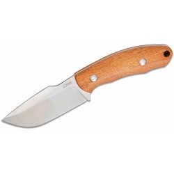 Couteau CJRB Mutt Wood Lame Harpoon Drop Point AR-RPM9 Manche Bois Étui Kydex J1958WD - Livraison Gratuite 